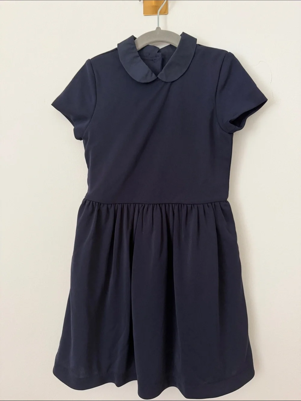 Polo by Ralph Lauren Navy Short-Sleeve Peter Pan Collar Dress